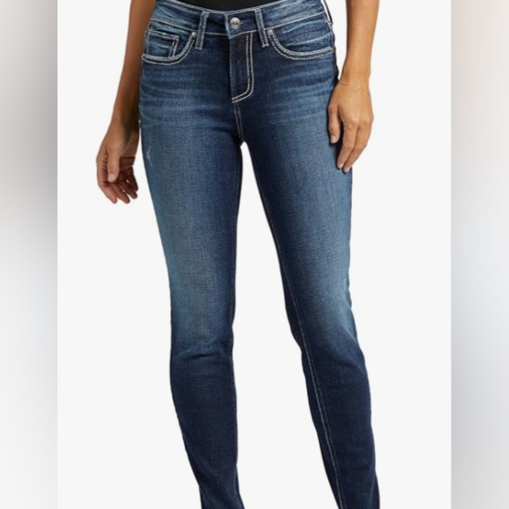 Silver Jeans SUKI SKINNY SILVER Women's Jeans SIZE W29/L31
